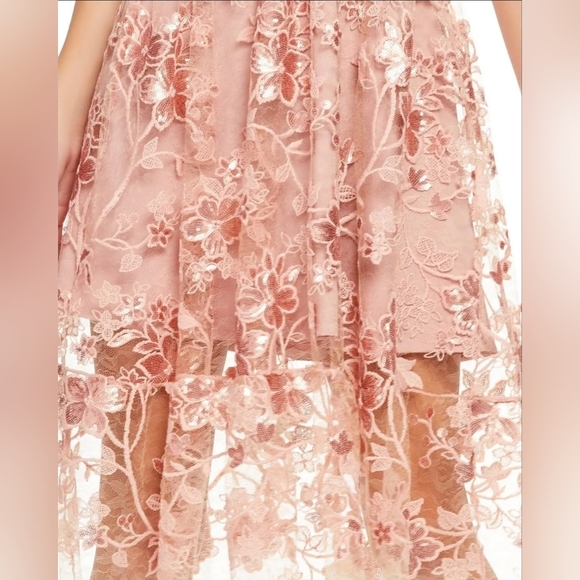 Dress The Population Fairycore Ally Floral Cocktail Dress Size Small - Picture 3 of 16